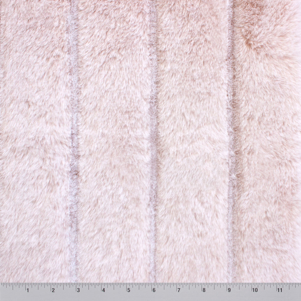Frosted Koala snuggle minky fabric, tip-dyed finish detail
