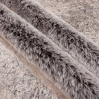 Frosted Kodi snuggle minky fabric, folded yardage