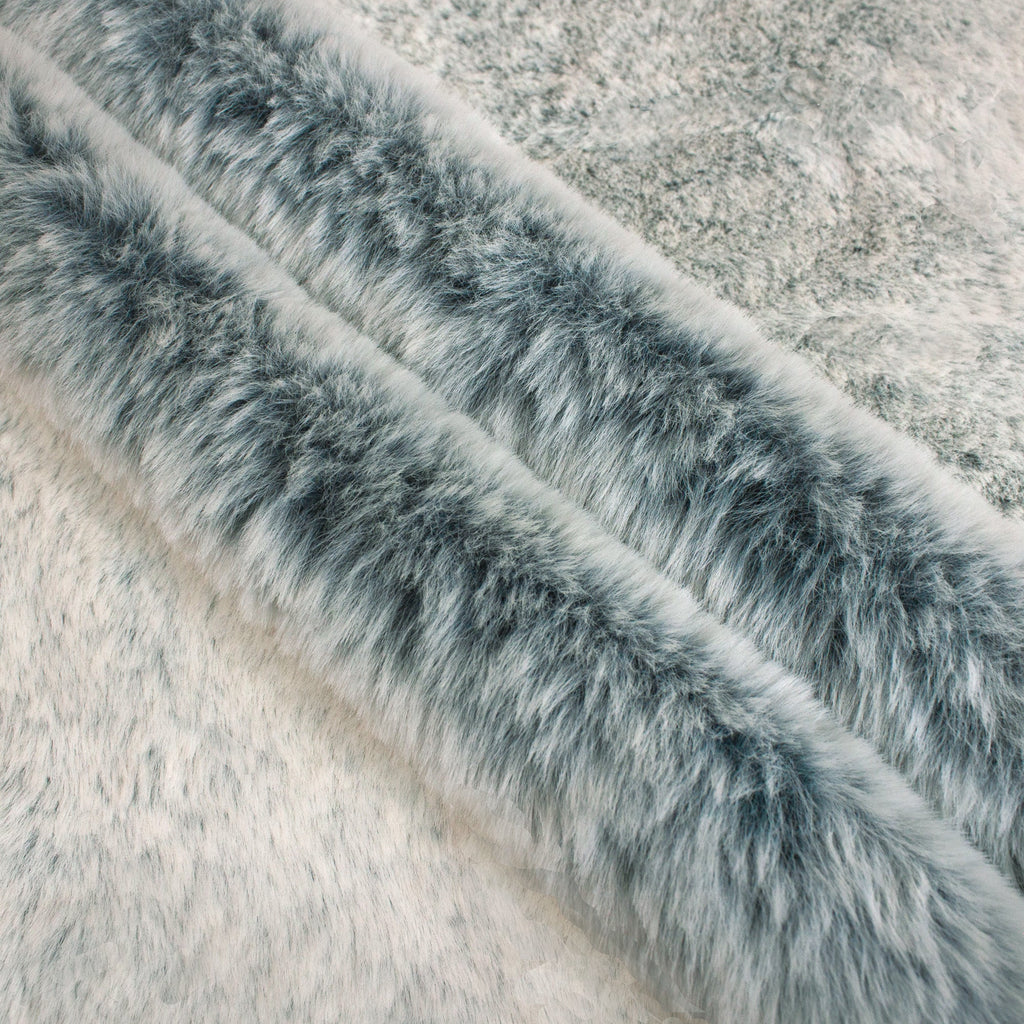 Frosted Kodi snuggle minky fabric, plush surface texture