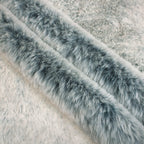 Frosted Kodi snuggle minky fabric, plush surface texture