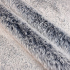 Frosted Kodi snuggle minky fabric, draped fabric