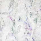 Frosted Tie Dye Dove snuggle minky, full fabric drape