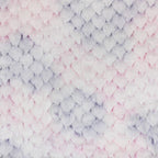 Frosted tie dye Modo minky fabric, color swirl detail