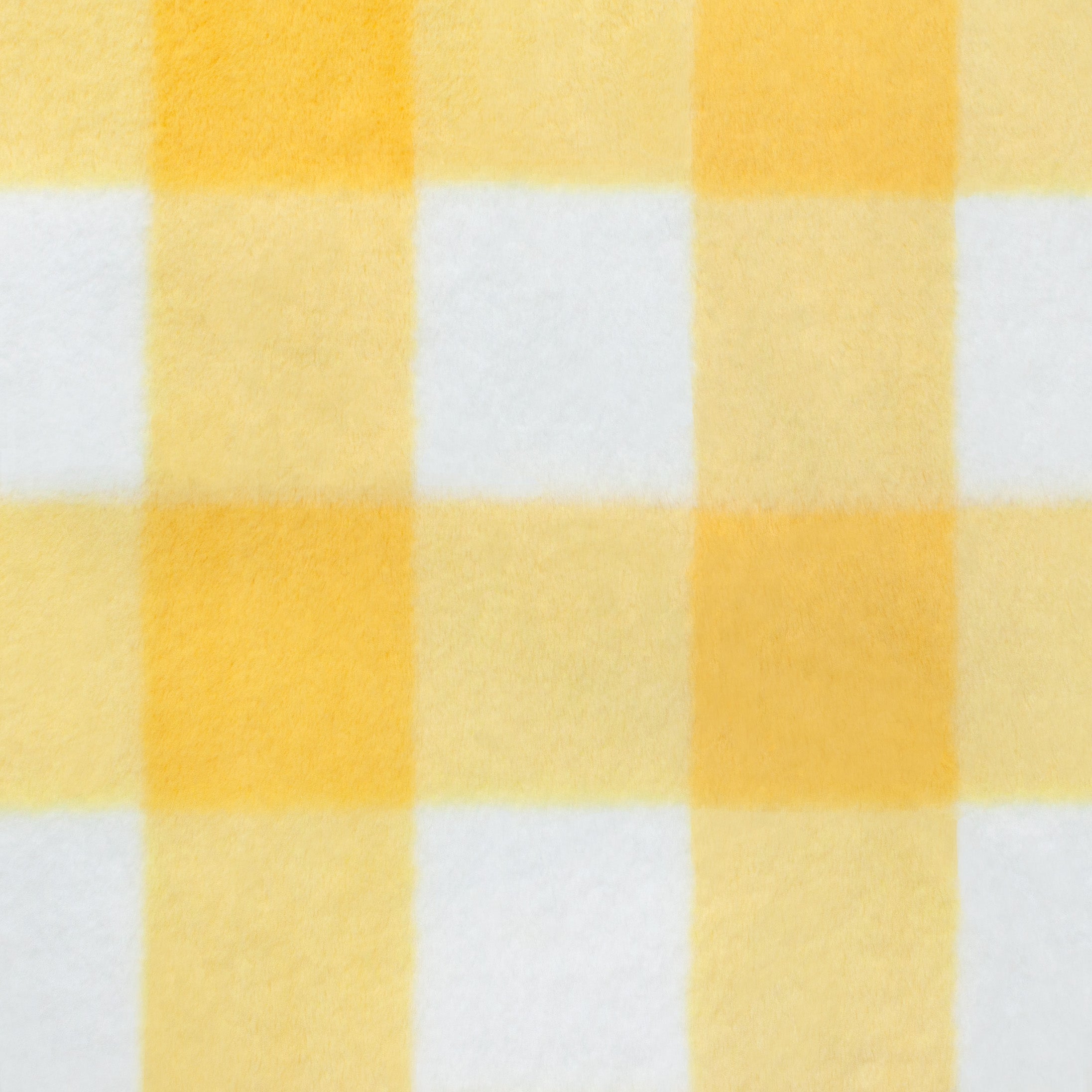 Gingham Snuggle minky fabric, pile detail