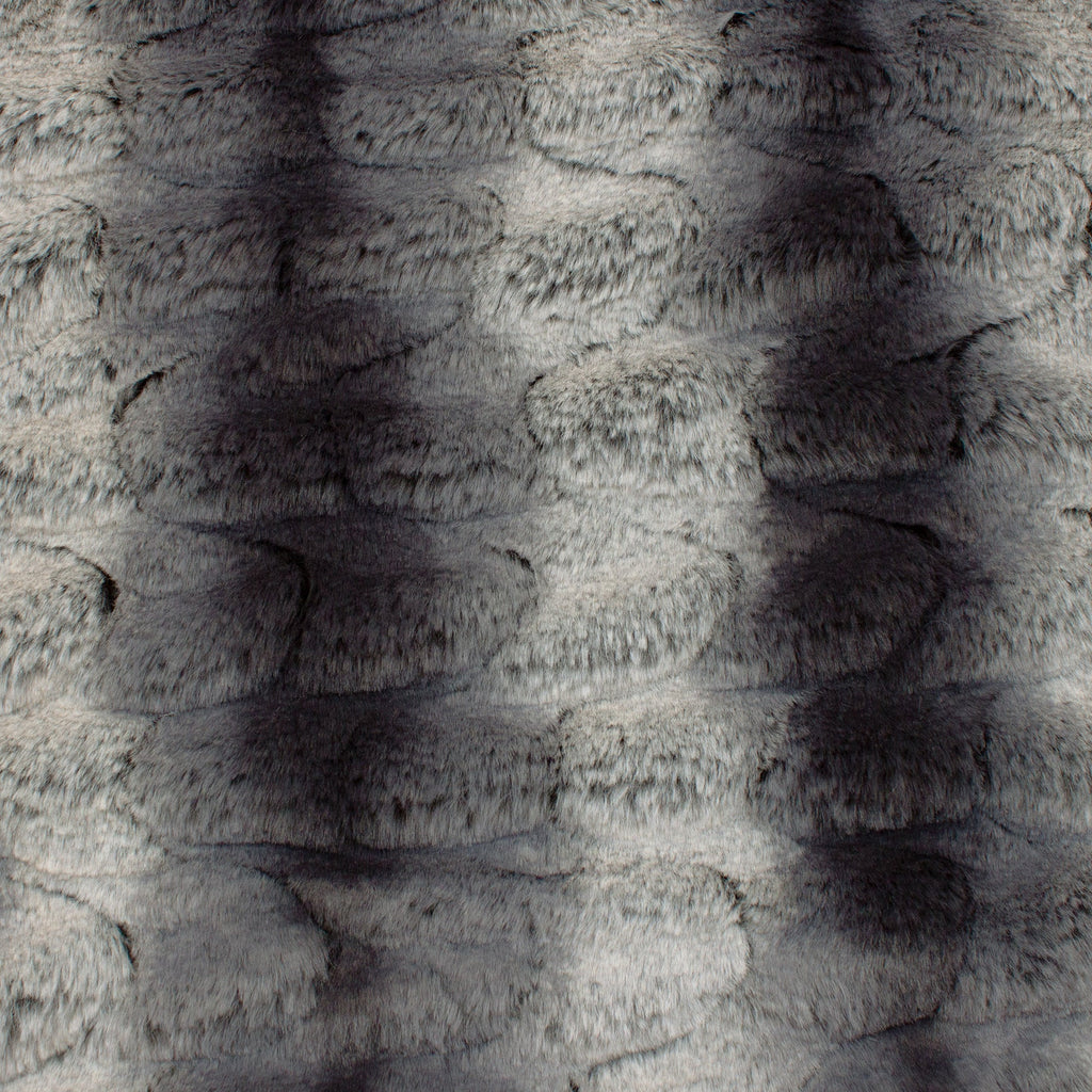 Hudson Stripe snuggle minky fabric, gathered texture detail