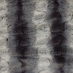 Hudson Stripe snuggle minky fabric, gathered texture detail