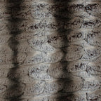 Hudson Stripe snuggle minky fabric, weighted drape