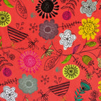 Spring Bonanza minky fabric, bolt view