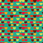 Neon Bounce minky fabric, print repeat detail