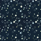 Sea Bubbles coastal minky fabric, sea life print