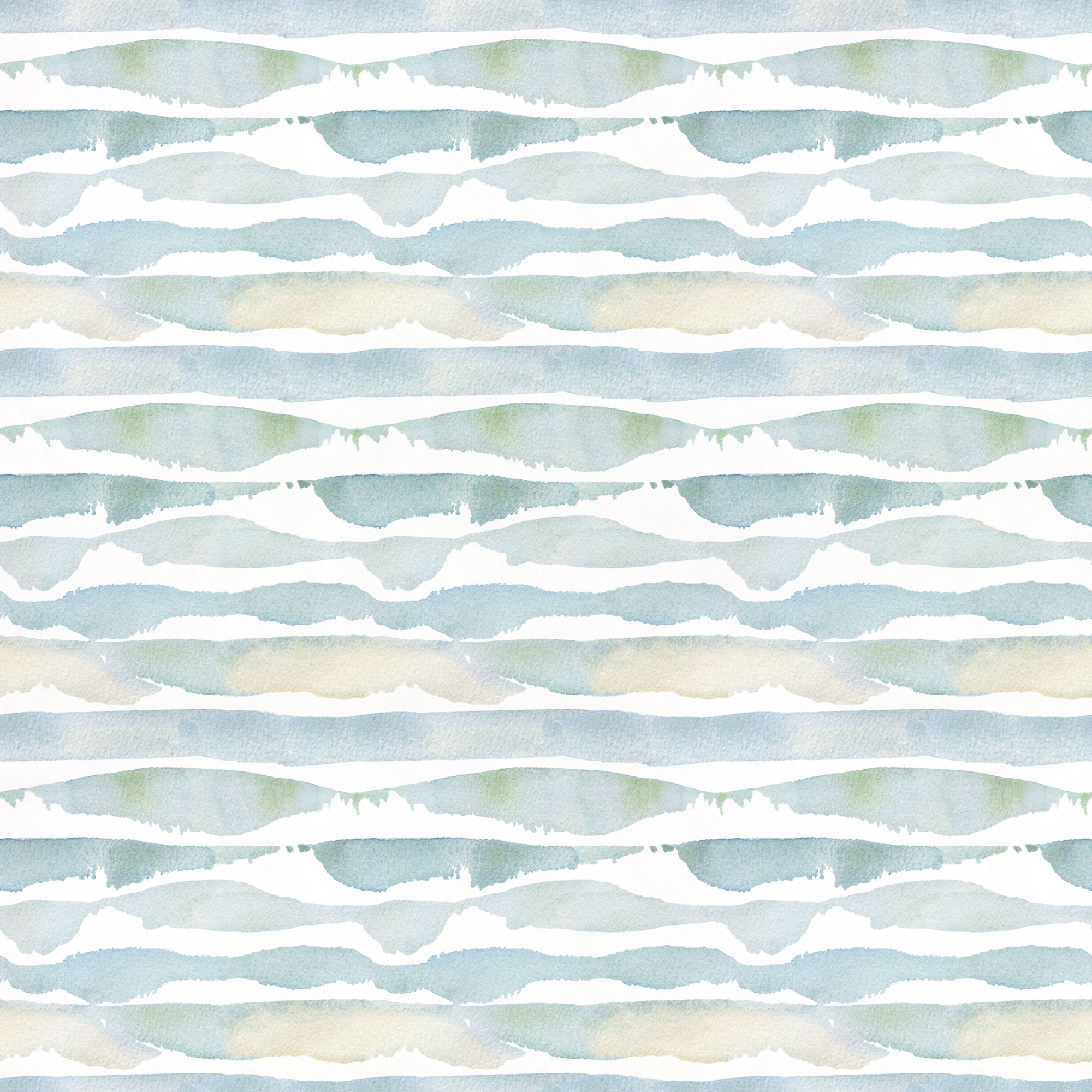 Watercolor Coastal Stripes | Weekend Getaway