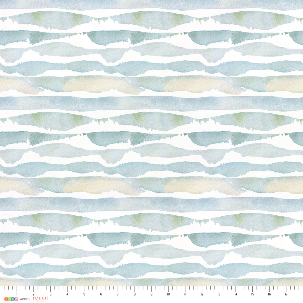 Watercolor Coastal Stripes | Weekend Getaway