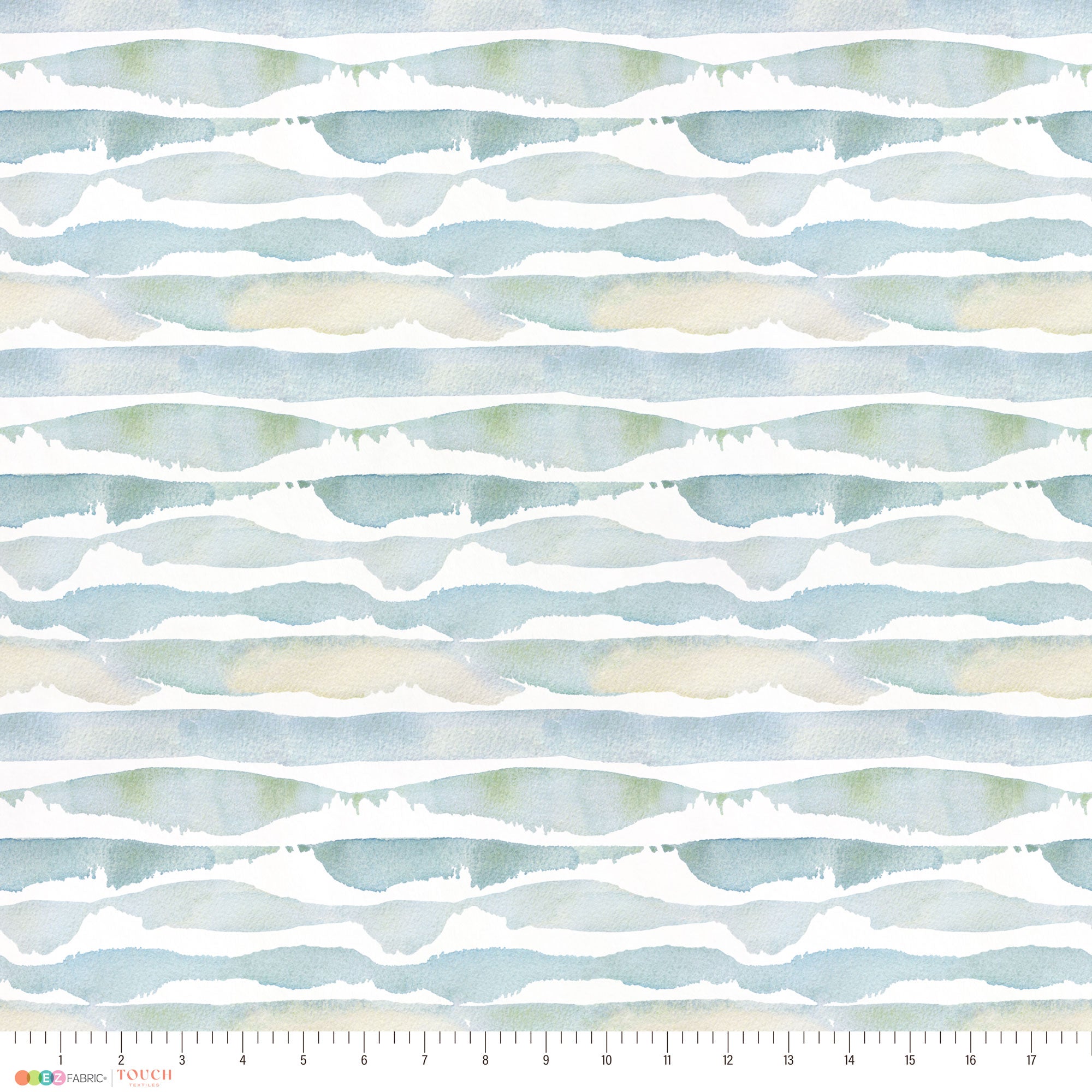 Watercolor Coastal Stripes | Weekend Getaway