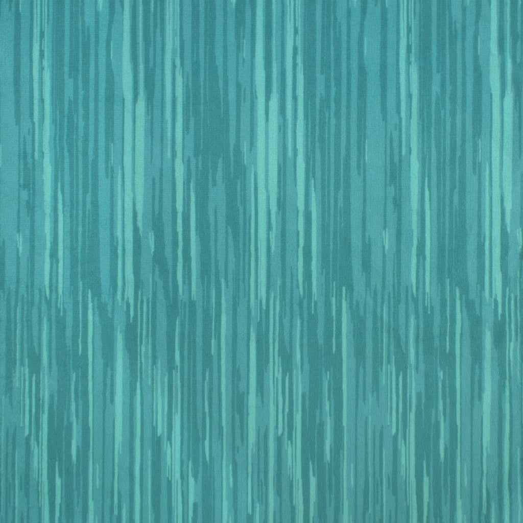 Peacock Stripe ikat minky fabric, full yard view