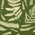 Boho Chic Ferns minky fabric, two-tone detail