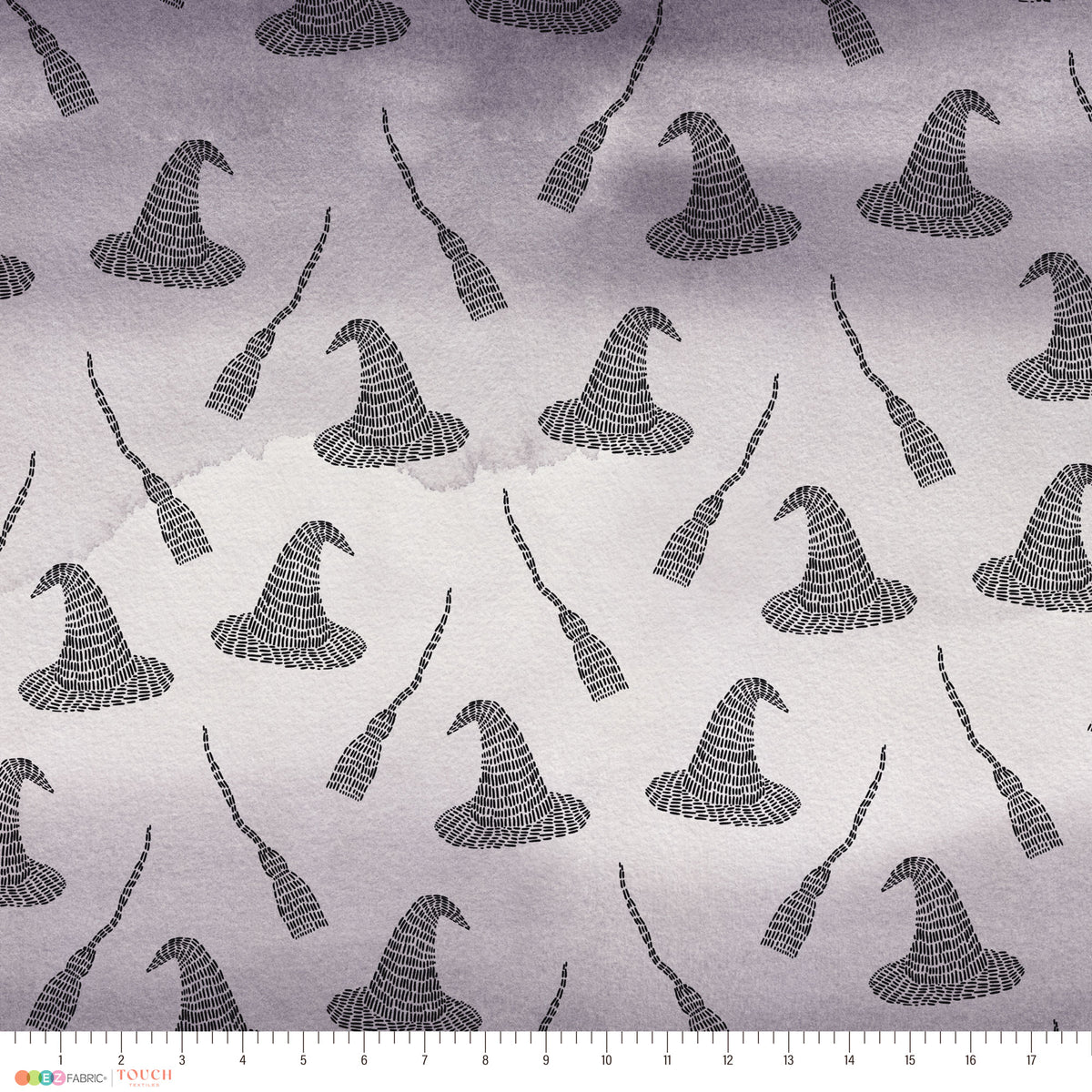 Witch's Hat and Broom | Modern Halloween