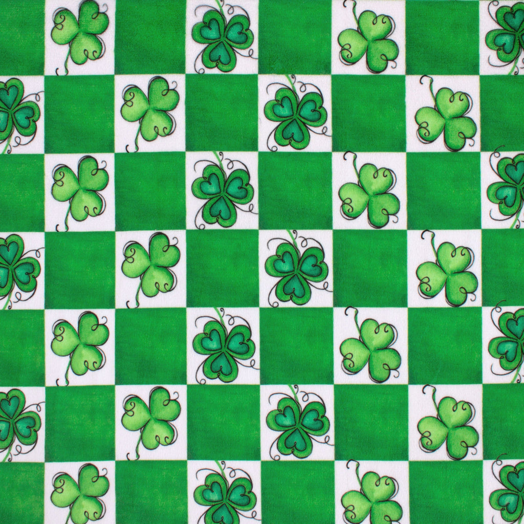 Twirly Shamrocks Check