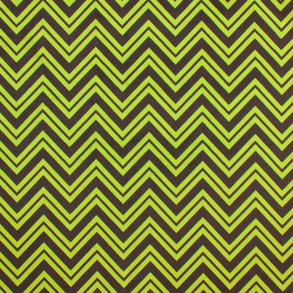 Hello Boo Chevron Halloween minky fabric, chevron pattern detail