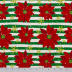 Poinsettia Stripe | Gnome for the Holidays