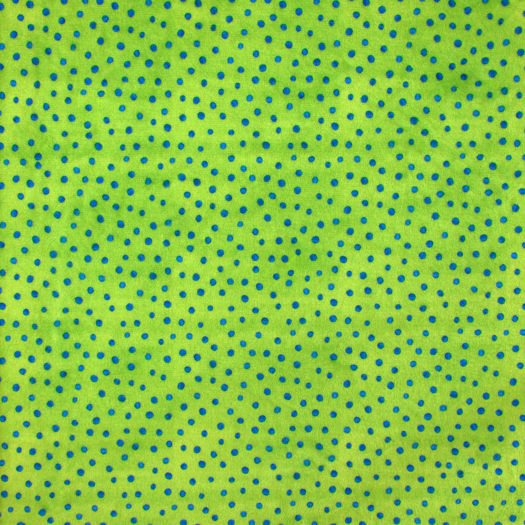 Critter Speckles minky fabric, colorway 3 full swatch