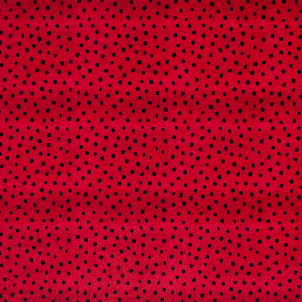 Critter Speckles minky fabric, colorway 6 full swatch