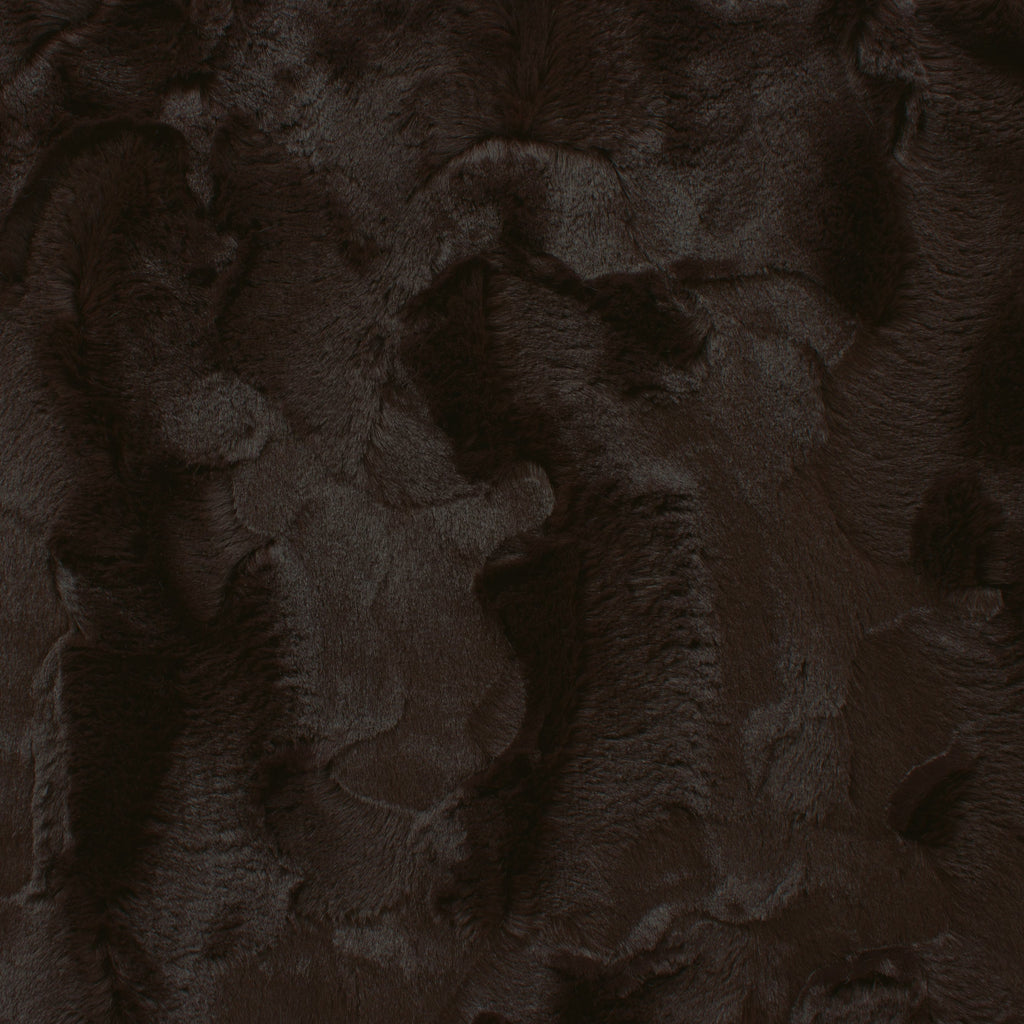 Luxe Snuggle earth tones minky fabric, drape