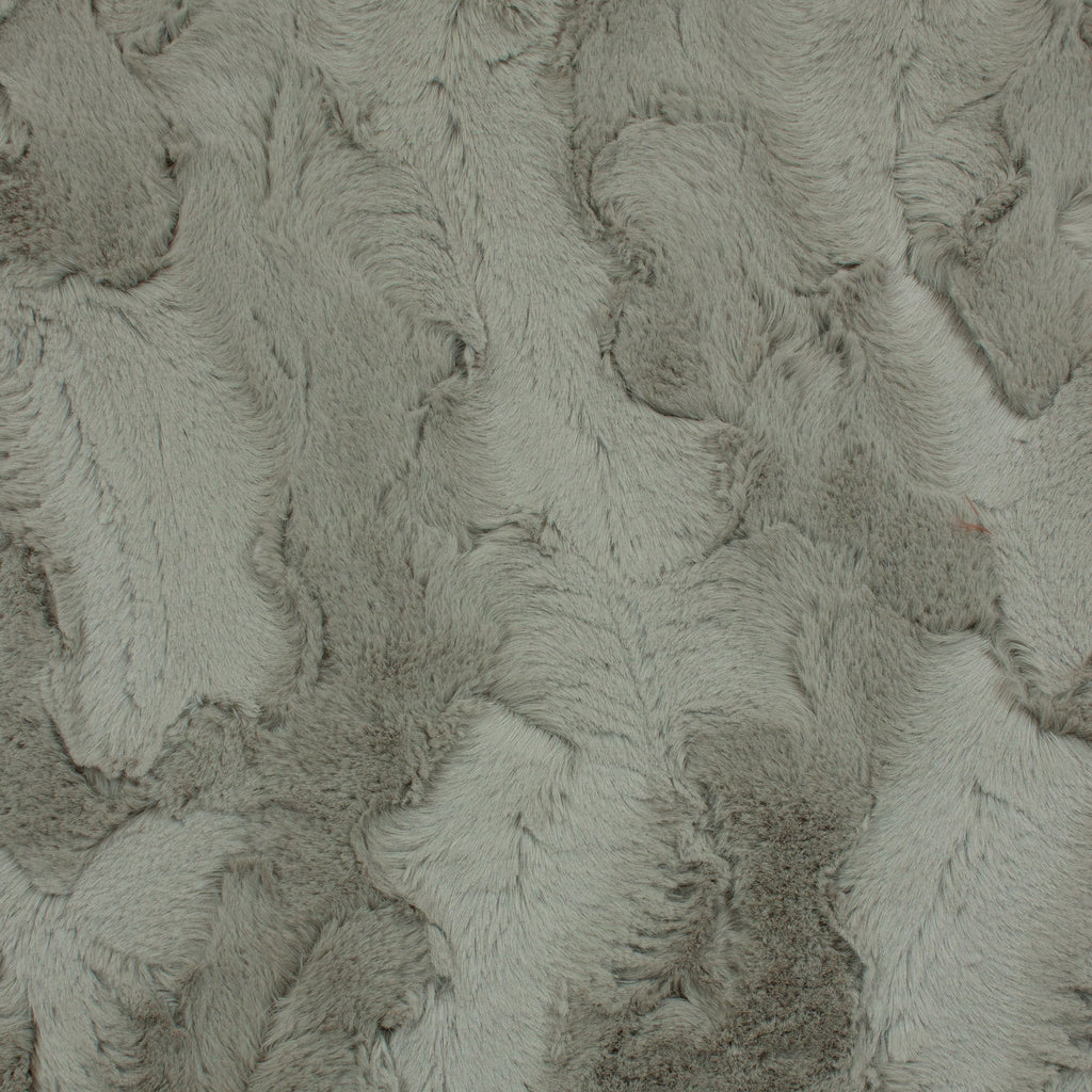 Luxe Snuggle greens minky fabric, full width