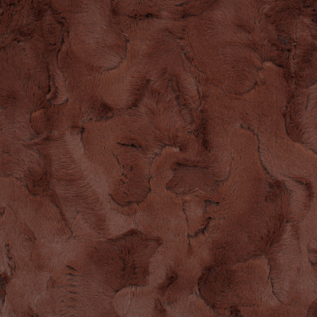 Luxe Snuggle earth tones minky fabric, folded swatch stack