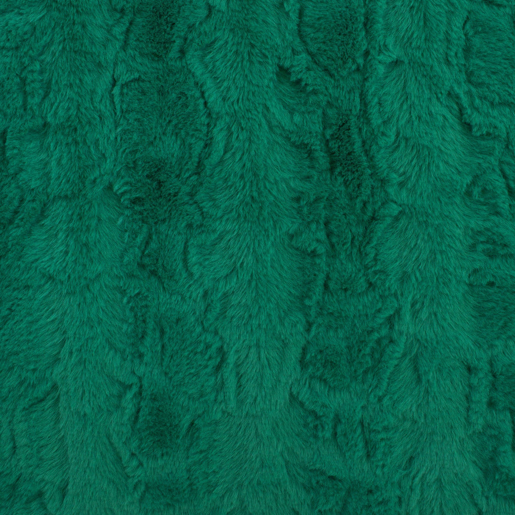 Malibu Snuggle greens minky fabric, folded swatch stack