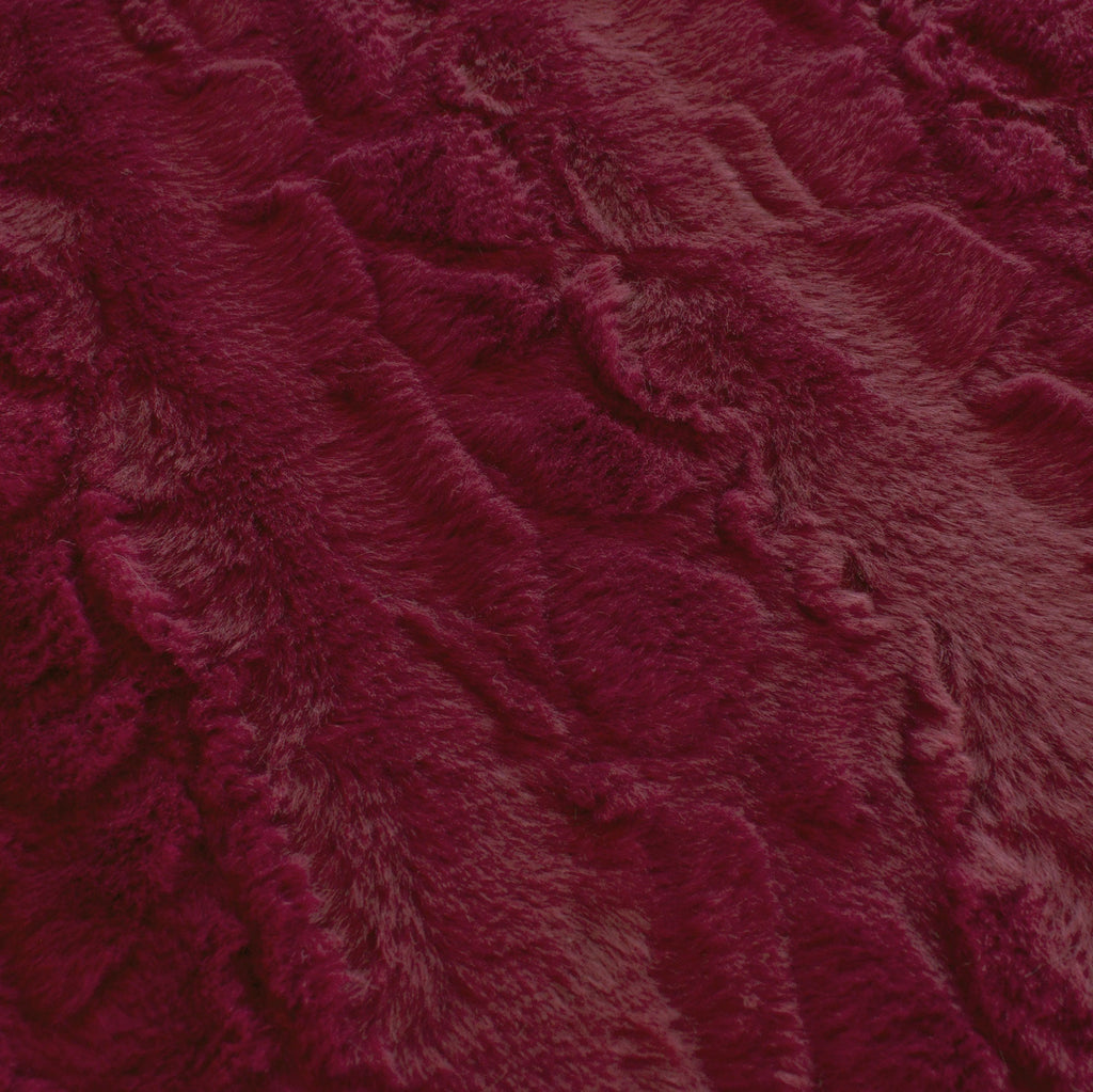 Malibu Purples snuggle minky fabric, surface sheen