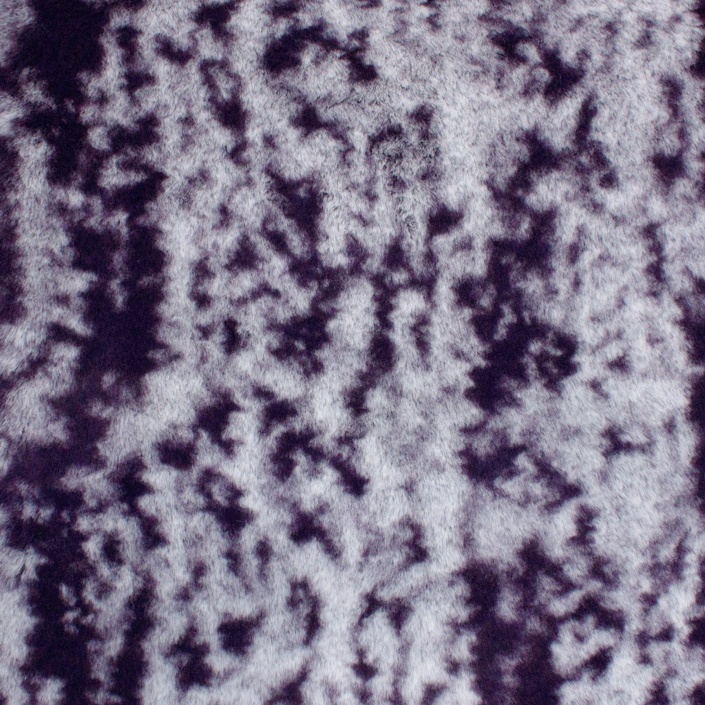 Marble Cat Kodi snuggle minky fabric, faux-fur texture