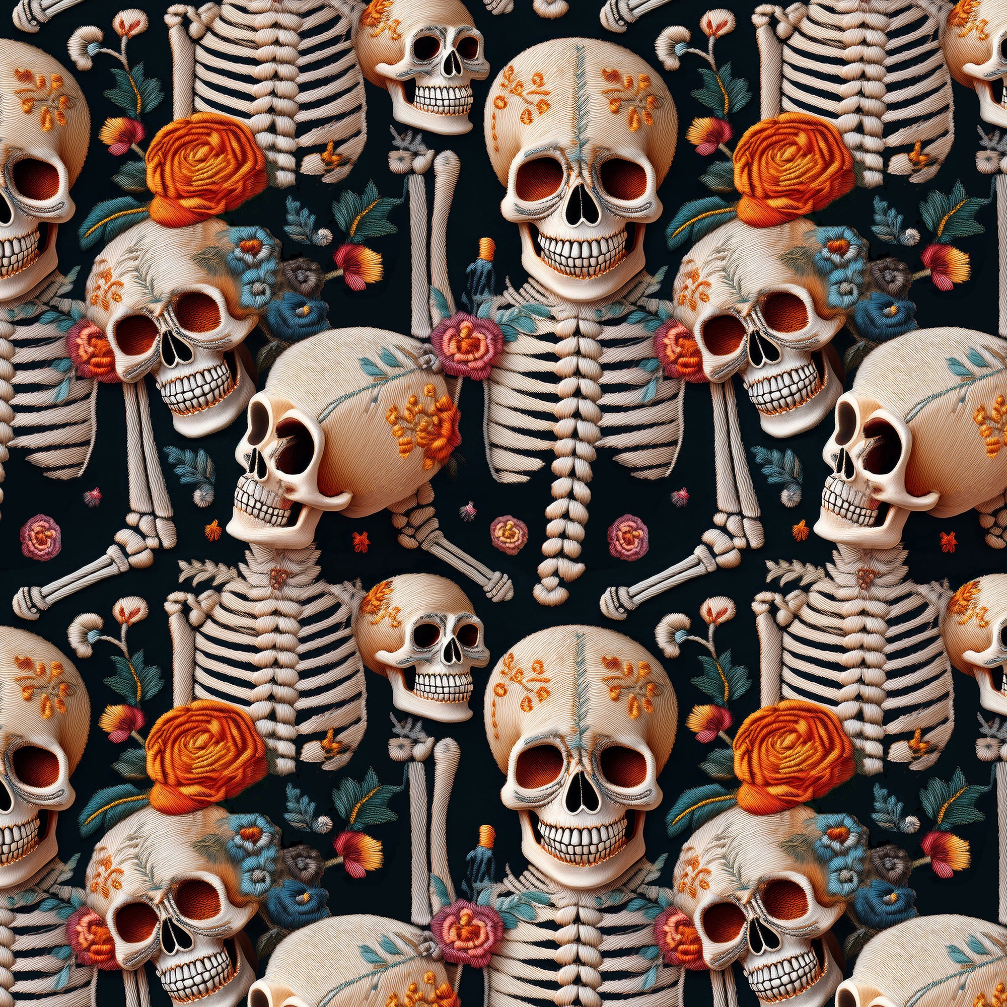 Marigold Skulls