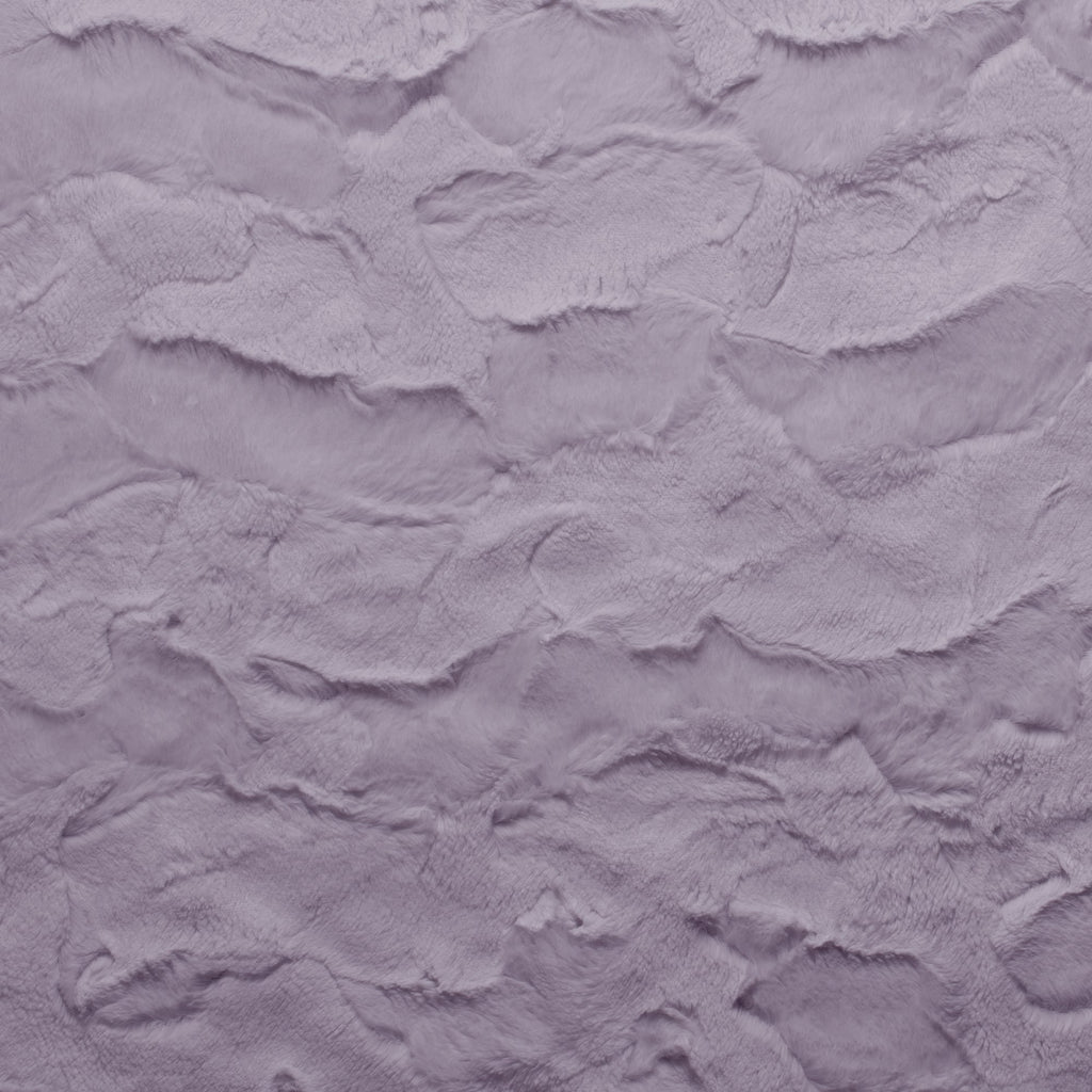 Luxe Snuggle purples minky fabric, plush pile detail