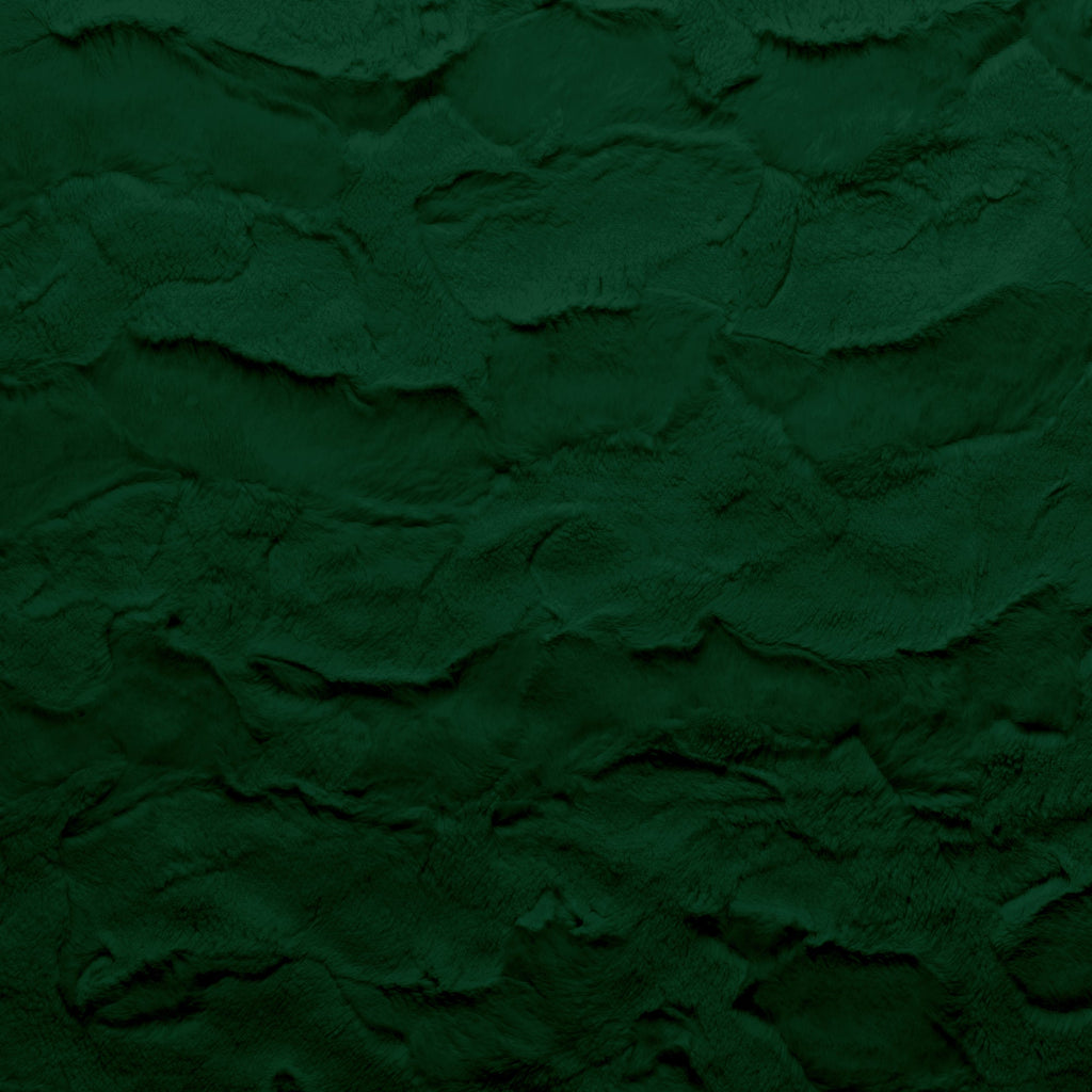 Luxe Snuggle greens minky fabric, color detail