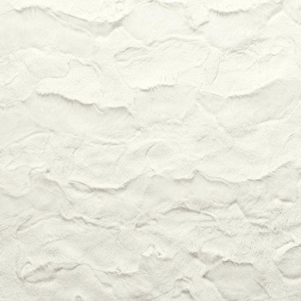 Luxe Snuggle neutrals minky fabric, folded bolt