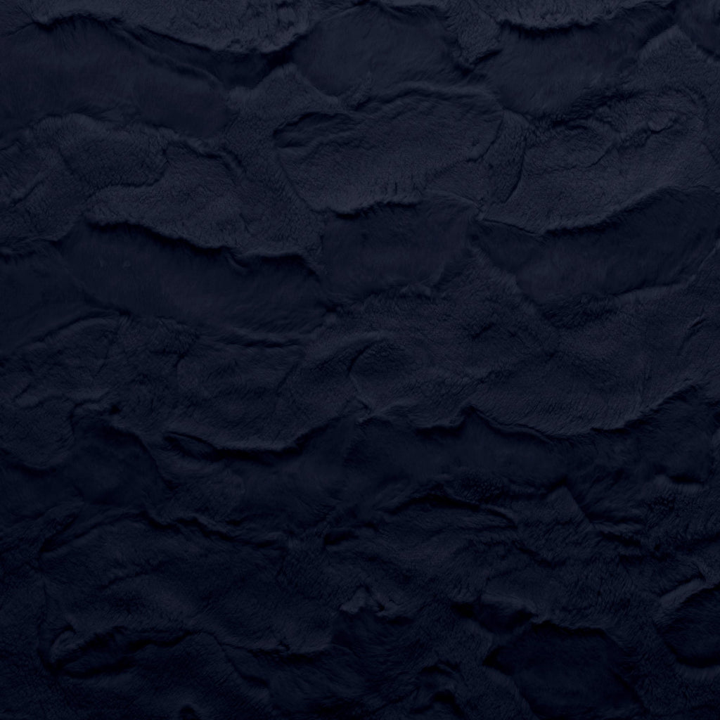 Luxe Snuggle blues minky fabric, color detail