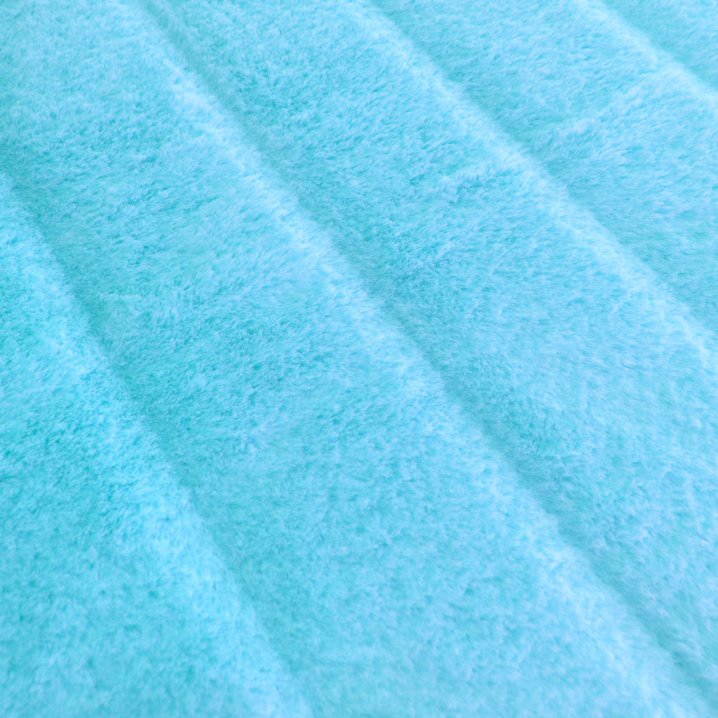 Neon Koala snuggle minky fabric, swatch