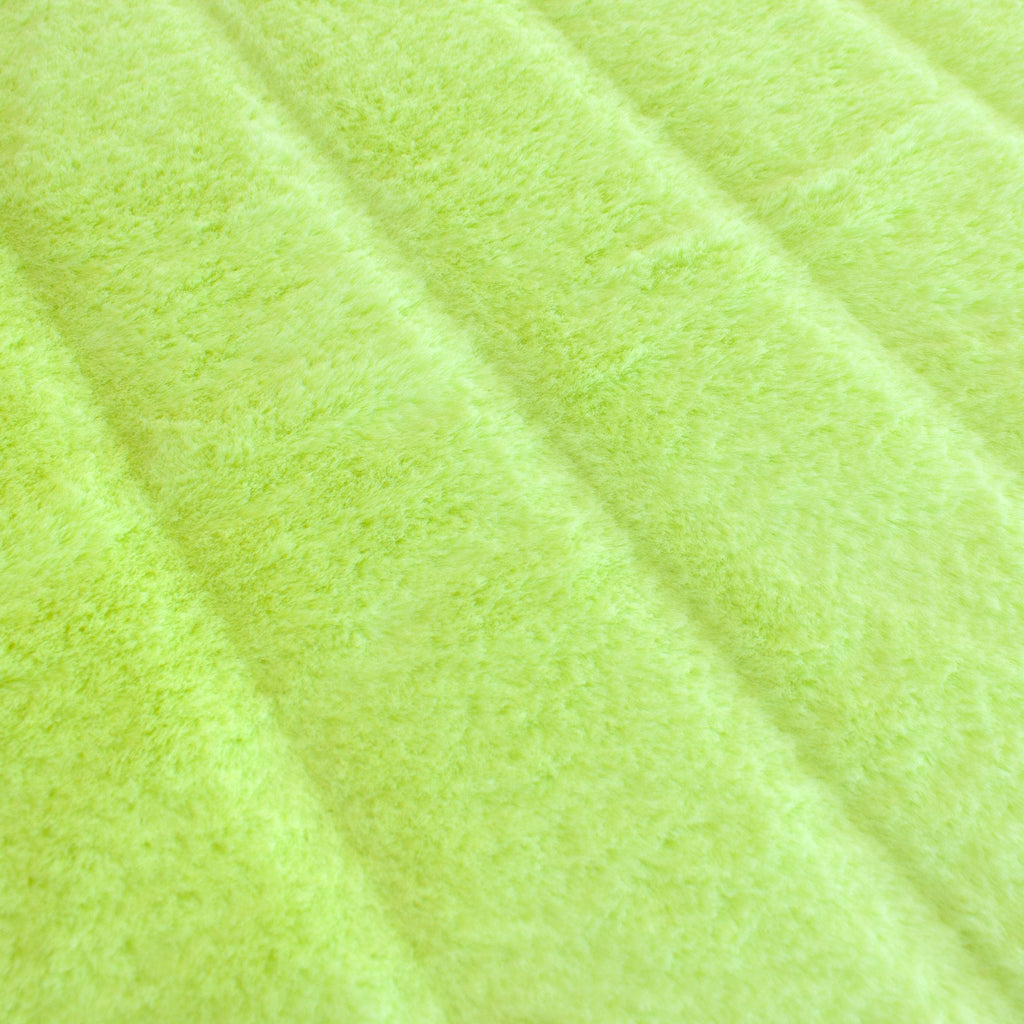Neon Koala snuggle minky fabric, full yard view