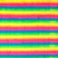 Neon rainbow snuggle minky fabric, full swatch
