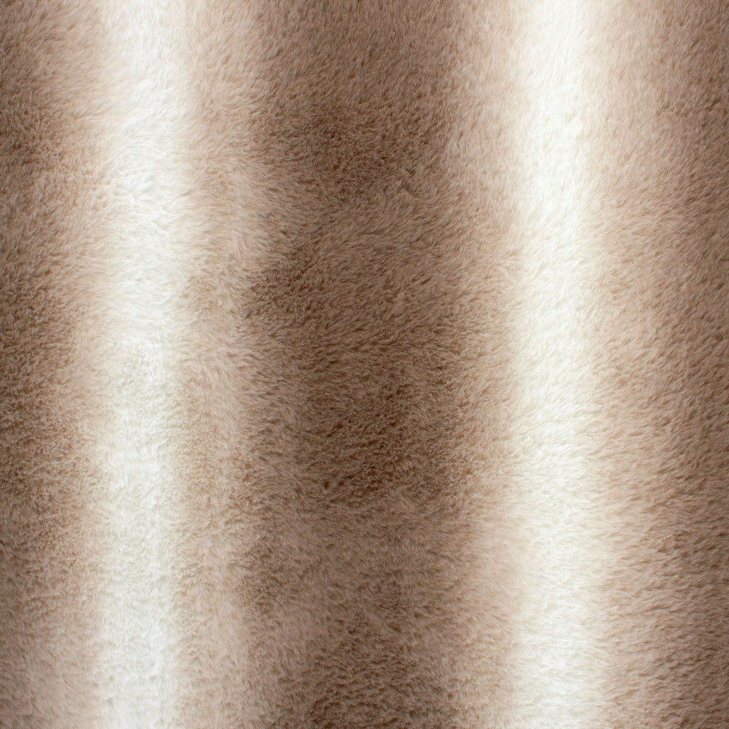 ombre stripe snuggle minky fabric, draped over surface