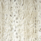 Pearl Leopard snuggle minky fabric, swatch