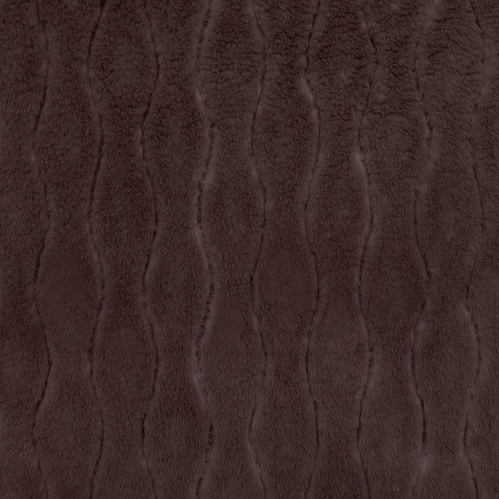 Rio snuggle minky fabric, draped fold