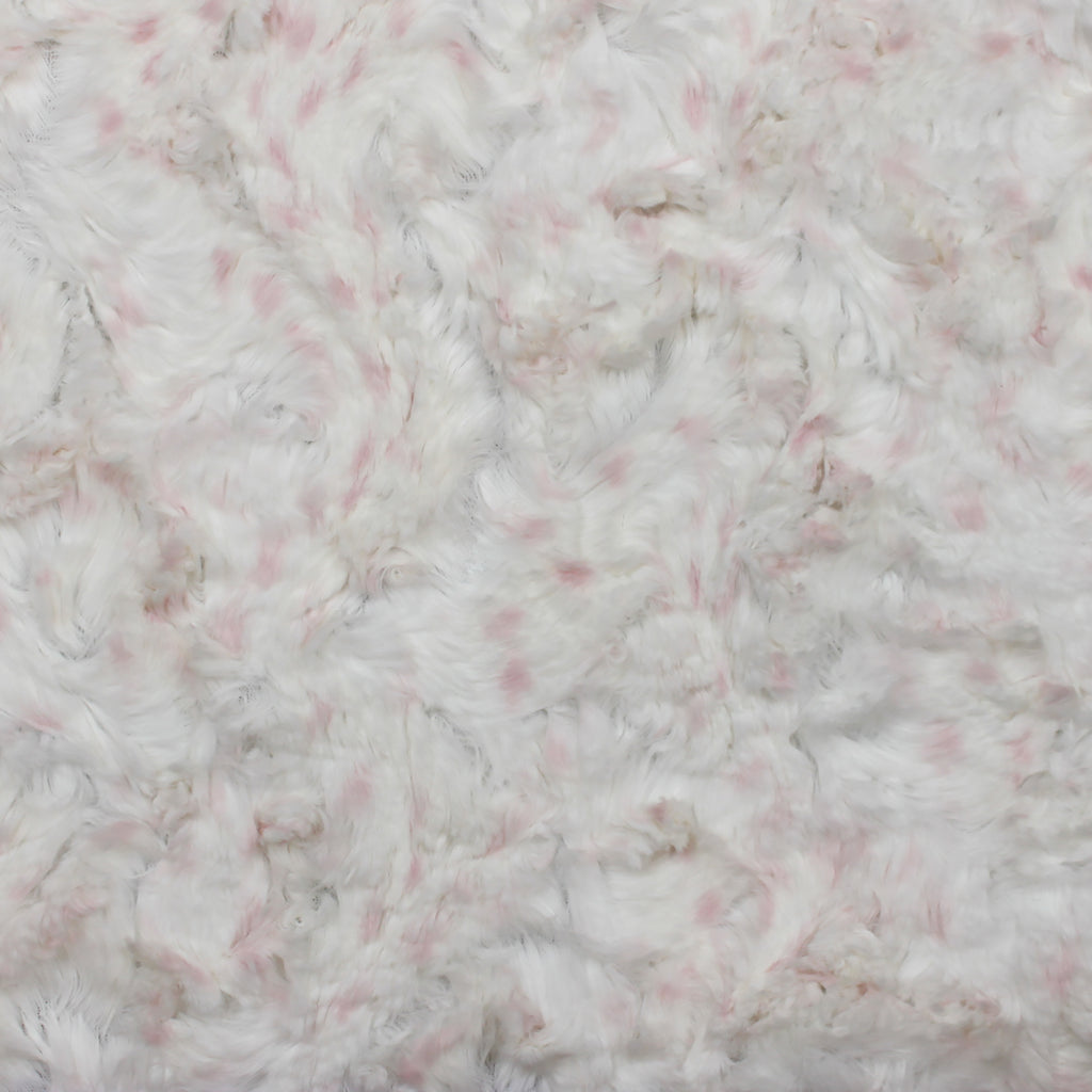 Spotted Dove Whispy Snuggle fabric, edge view