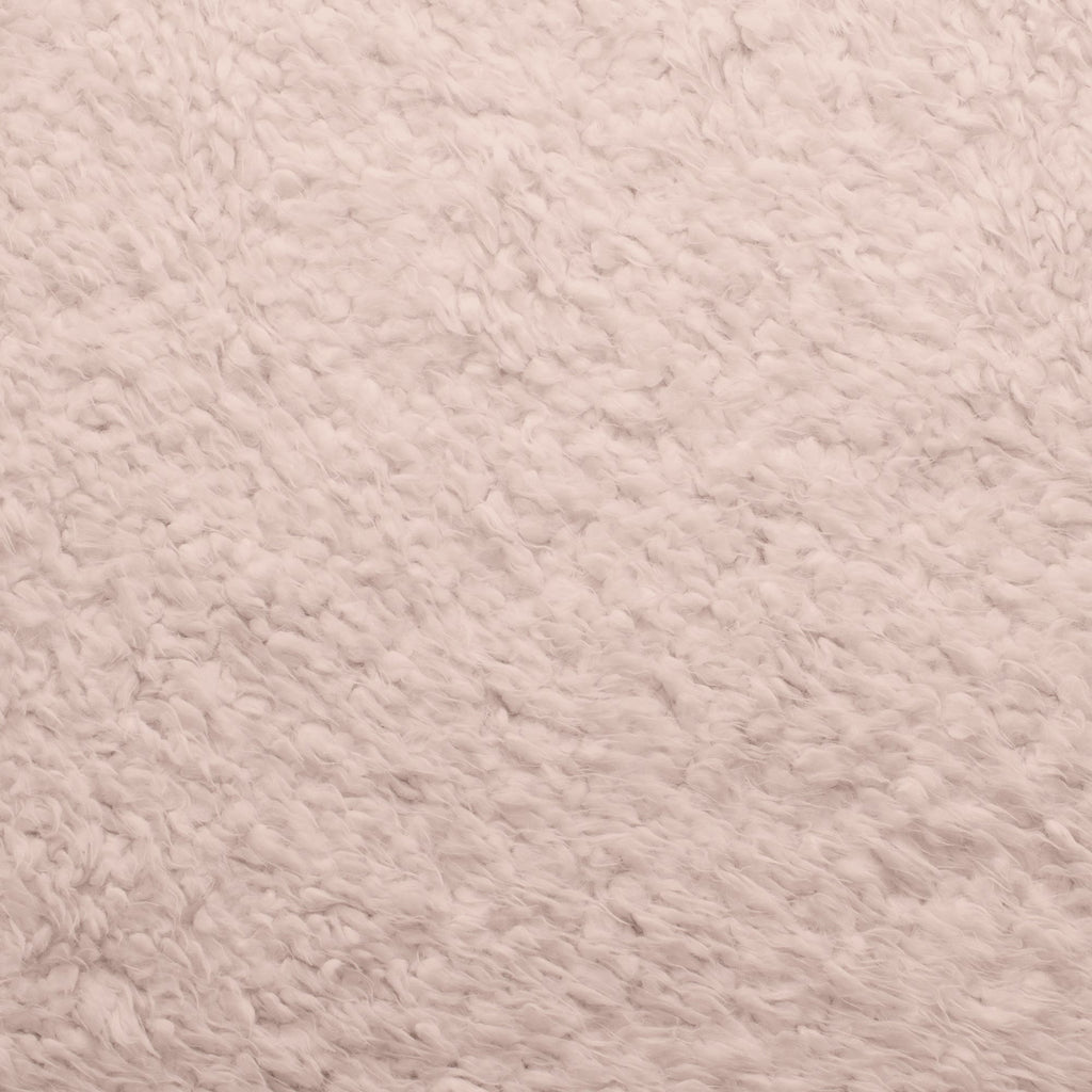 Sherpa snuggle minky fabric, pile depth detail