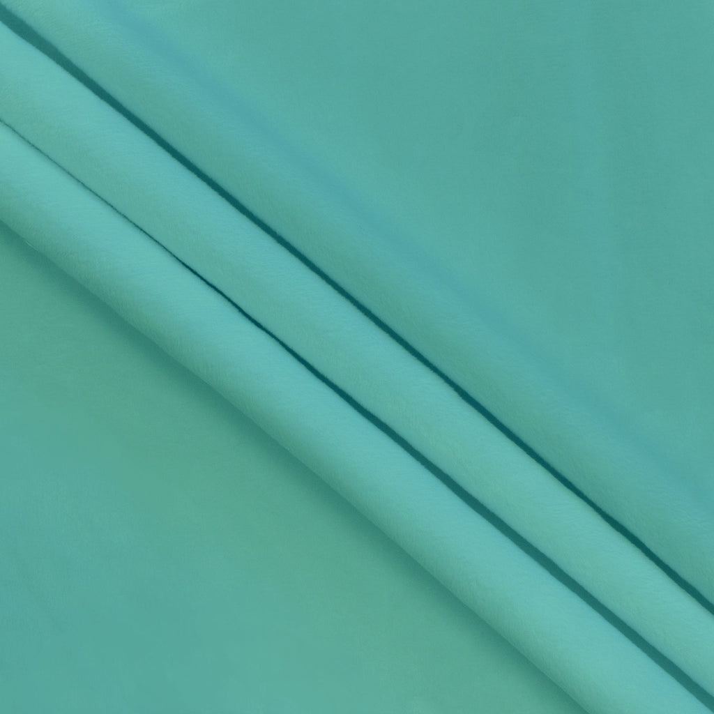 Silky minky smooth 90 inch blues, close-up