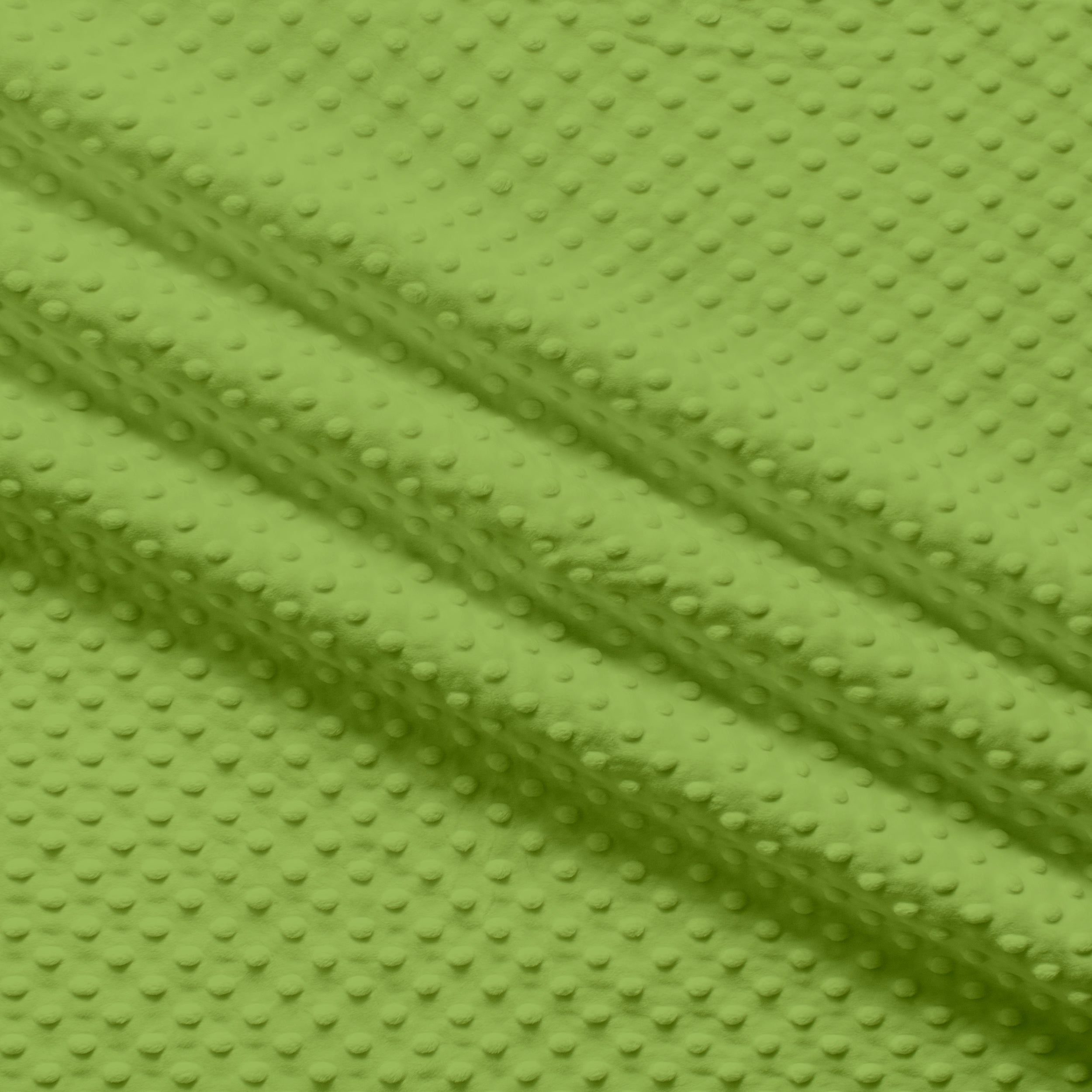 Solid Minky Dot - Greens