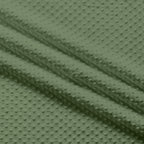 Solid Minky Dot Greens minky fabric, deep green close-up
