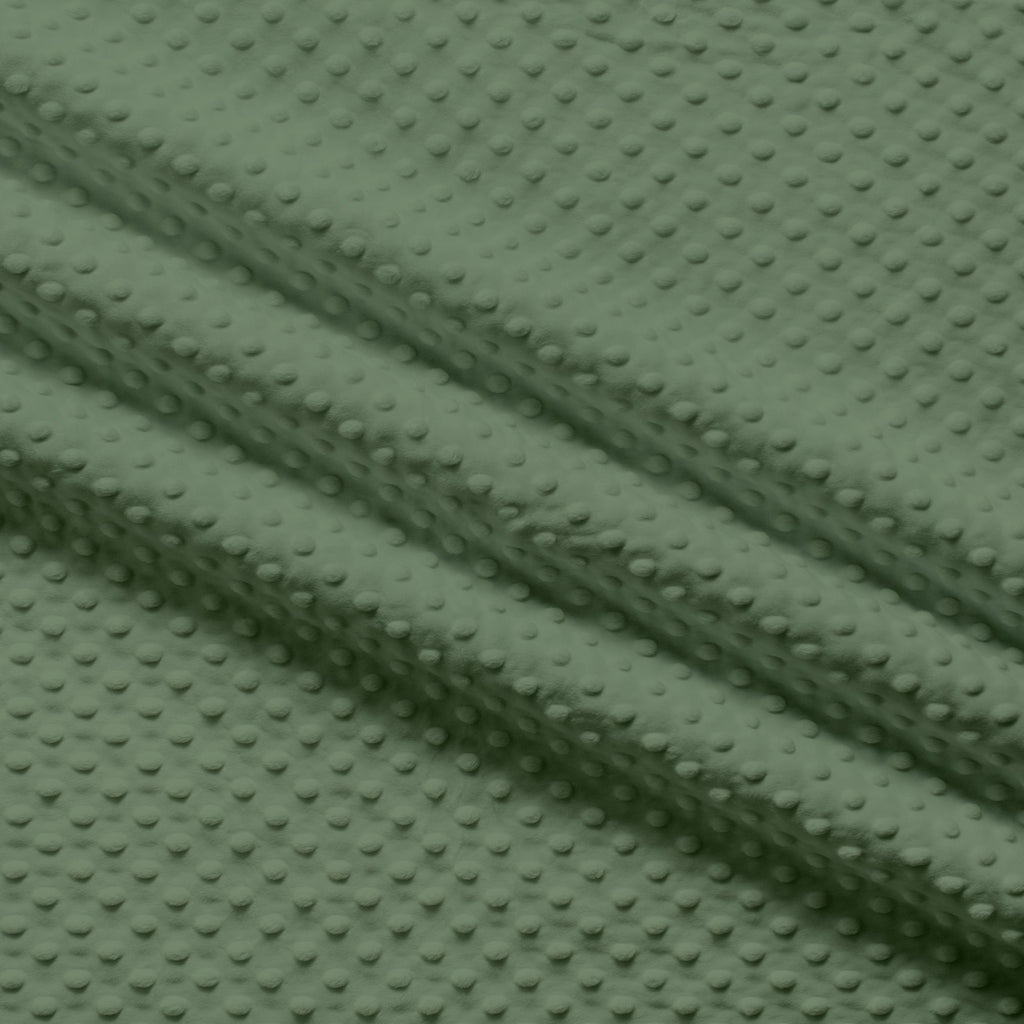 Solid Minky Dot Earth Tones minky fabric, warm tone close-up