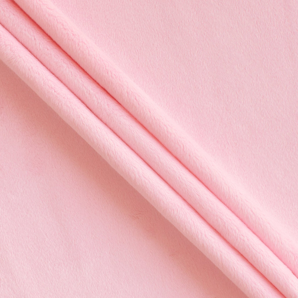 Solid silky minky smooth 90 inch fabric, folded edge