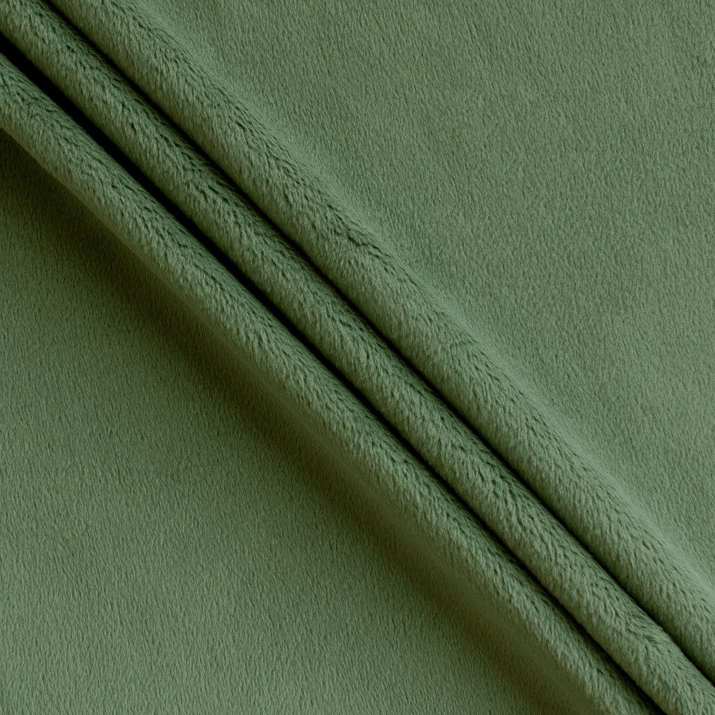 Silky minky smooth 90 inch greens, swatch